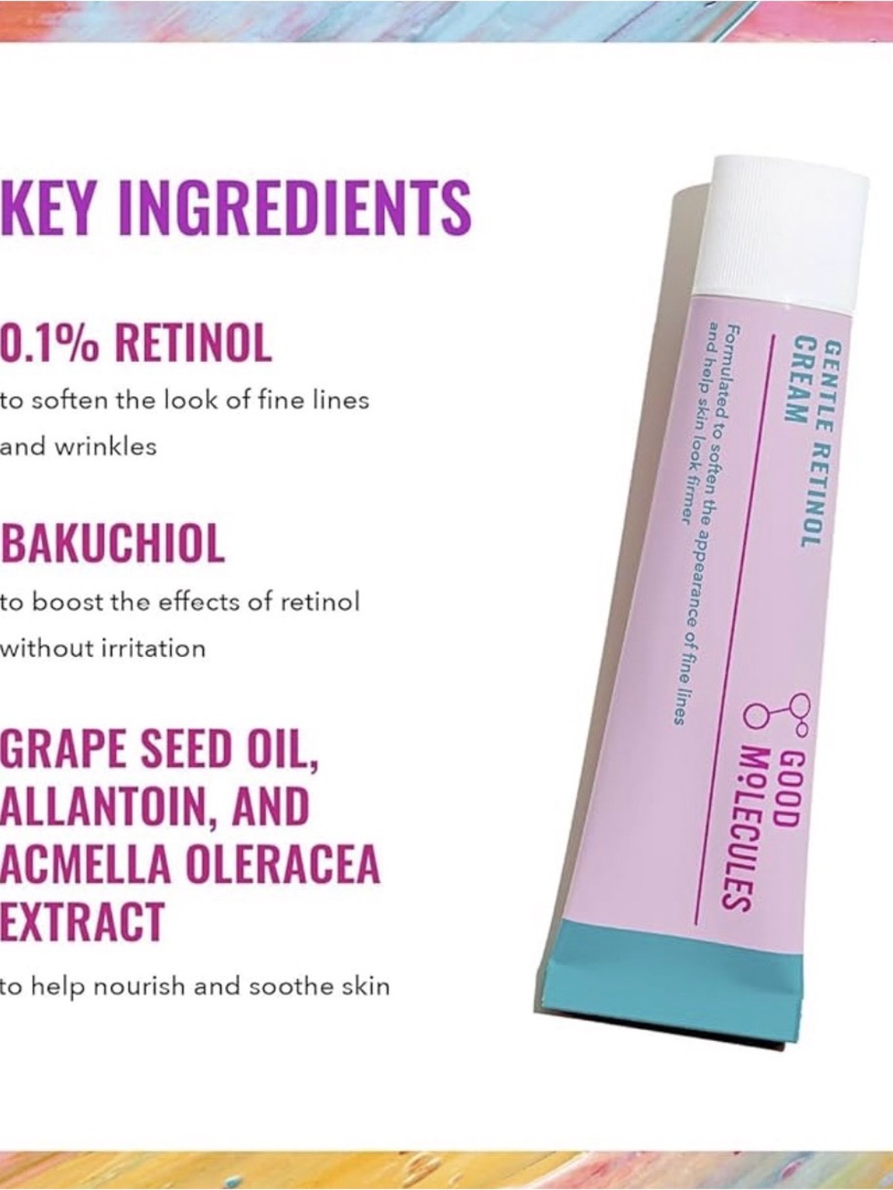 Good Molecules Gentle Retinol Cream – 1 fl oz